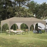  Zložljivi šotor za zabave 575 x 288 x 245 cm Krem, (5000248704) Cene
