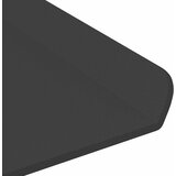  Lebdeća polica Zidne 4 pcs Crna 40 x 18 x 2,5 cm Čelik | shoptok.hr