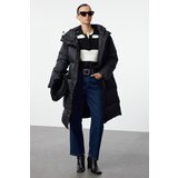 Trendyol Black Oversize Goose Down Water Repellent Long Puffer Jacket | Shoptok.si