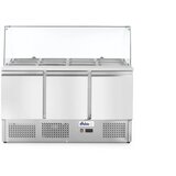  Solatni Pult s Hladilno Vitrino, Tri Vrata, 380L, Arktic, 230V/310W, 1390x702x1330mm | Shoptok.si