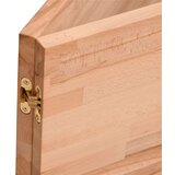 vidaXL Delovni pult 150x55x2,5 cm trdna bukovina | Shoptok.si