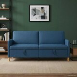 SOFA s pohranom Plava 192 x 78 x 87 cm Poliester Cijene