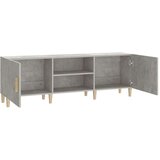 vidaXL TV omarica betonsko siva 150x30x50 cm konstruiran les | Shoptok.si