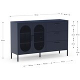 Marckeric Tamno plava komoda 140x90 cm Diora – | shoptok.hr