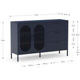 Marckeric Temno modra komoda 140x90 cm Diora – | Shoptok.si