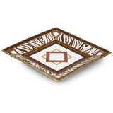 Fade Okrasni krožnik Africa 24x24cm / porcelan, (5000267252) | Shoptok.si