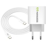 Oem Mayaxess, Omrežni polnilnik za iPhone 15 Plus 20W + 1m USB-C kabel, Bela, (5000275913) Cene