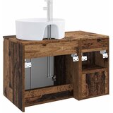  Set namještaja za kupaonicu 2 kom. Staro drvo Konstruirano drvo Smeđa 49,5 x 44,5 x 82 cm | shoptok.hr