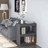 Ormarić za knjige Siva 60x35x71 cm od masivne borovine | shoptok.hr