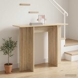  Konzolni stol Hrast sonoma 100 x 30 x 75 cm Konstruirano drvo | shoptok.hr
