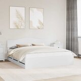  Krevetna konstrukcija Bijelo 180 x 200 cm Inženjersko Drvo Bijela 206 x 183 x 90 cm | shoptok.hr
