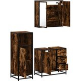 vidaXL 3-dijelni set kupaonskog namještaja boja hrasta drveni | shoptok.hr
