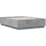  The Living Store Posteljni okvir betonsko siv 120x190 cm inženirski les - Posteljni Okvir, (21498123) | Shoptok.si