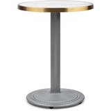 Blumfeldt Patras Jewel, miza iz marmorja, secesijski slog, Ø: 57,5 cm, višina: 75 cm, podstavek iz litega železa | Shoptok.si