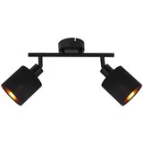 Mömax reflektor goldi, črna, zlata, 2 x led 15 w | Shoptok.si