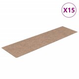 The Living Store Samolepilne preproge za stopnice 15 kosov 76x20 cm svetlo rjave - Preproga Za Stopnice, (21487546) | Shoptok.si