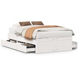  Posteljni okvir brez vzmetnice s predali 135x190 cm borovina, (21609394) | Shoptok.si