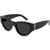 Saint Laurent SLM94 001 ONE SIZE (53) Črna/Siva Cene