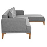 Atelier Del Sofa ugaona garnitura Vina Corner Grey Atlantic Pine