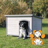 Trixie classic Dog Kennel Drvena Kućica Za Pse Izrađena Od Borovine, 116x82x79cm