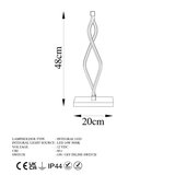 Opviq lights Zozo 13292 Stona lampa, Zlatna