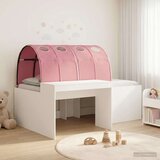  Krevetna konstrukcija s tunelom 3 pcs Bijela i ružičasta | shoptok.hr