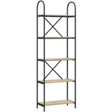 vidaXL Knjižna polica sonoma hrast 60 x 30 x 183 cm Konstruiran les | Shoptok.si