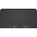  Vrtna saksija 2 kom. Crna 100 x 20 x 49 cm Čelična vrata | shoptok.hr