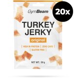 GymBeam Sušeno meso Turkey Jerky 20 x 50 g original Cene
