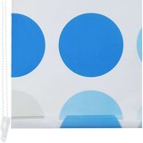 vidaXL Rolo zastor za tuš 100 x 240 cm s uzorkom krugova | shoptok.hr