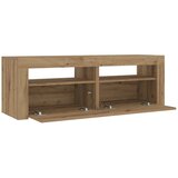  Noćni ormarići 2 kom s LED svjetlima boja hrasta 60x35x40 cm | Eponuda.com