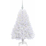  Umjetno božićno drvce s nogom Bijela 120 cm PVC i čelik | shoptok.hr