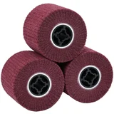 vidaXL Valji za brusne papirje 3 kosi 400 Grit Sintetična vlakna, (22012393)
