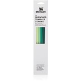 Stanley The Quencher Tumbler Straws nadomestne slamice 1180 ml Green 4 kos | Shoptok.si