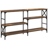  Konzolna stolica s policom Staro drvo 150 x 29 x 76,5 cm | shoptok.hr