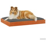 Ležišče za psa Voskast rjav 92 x 64 x 9 cm Masivno borovo les, (5000239190) | Shoptok.si