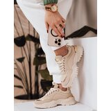 DStreet Sneakersy damskie LIZZE beżowe | shoptok.hr