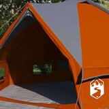  Teepee šator s krovom Siva i narančasta 490 x 410 x 210 cm | shoptok.hr