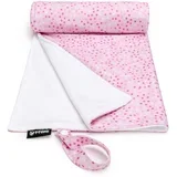 Changing Pad Pink Dots pralna previjalna podloga 50 x 70 cm 1 kos