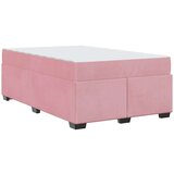  Posteljni okvir z vzmetnico z vzmetnico Roza 120 x 200 cm Žamet | Shoptok.si