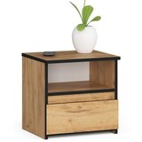 AKORD Cl1 Nočna Omarica, 1 Predal, Hrast Craft, (5000332012) | Shoptok.si