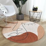 Mila Home Ciglasti periv/pogodan za robotski usisavač okrugli tepih ø 120 cm Comfort – | shoptok.hr