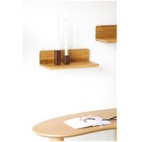 House Nordic Polica od punog hrasta u svijetloj prirodnoj boji 40 cm Salina – | shoptok.hr