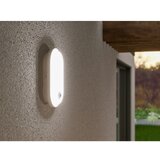  LED spoljašnje zidno svetlo sa senzorom OVAL LED/10W/230V IP65 bela | Eponuda.com
