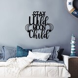 Wallity zidna dekoracija stay child, 50 x 48 cm, crna | ePonuda.com