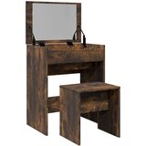  Toaletni stolić sa stolcem boja dimljenog hrasta 60x40x113 5 cm | shoptok.hr