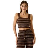 Guess Marciano - braon ženski crop top Cene