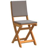 Bistro set s jastukom 3 pcs Prirodna nafta Čvrsto drvo akacije | shoptok.hr