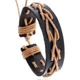 IZMAEL Moška zapestnica RA-33213 - Črna/rjava | Shoptok.si