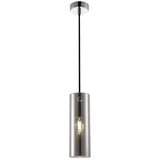 P011PL-01CH - Luster na sajli GIOIA 1xE14/40W/230V crna
